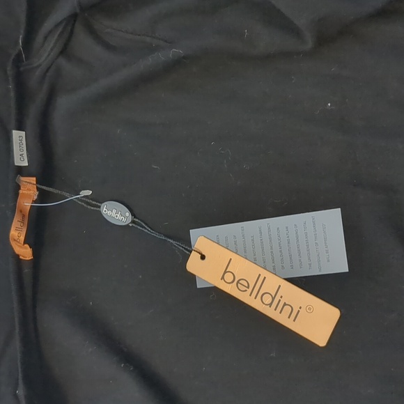 💎BELLDINI Black/Champagne Rhinestone Cardigan Top - S - Picture 6 of 14